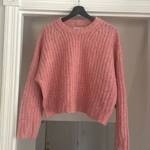 American Eagle Cropped Loose Fit Sweater